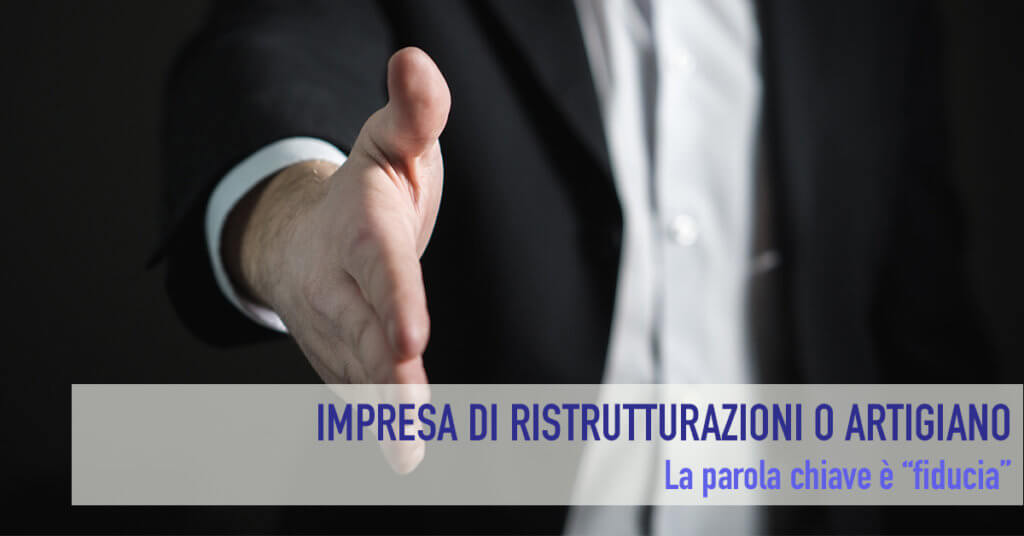 Fiducia per la scelta del professionista o dell'impresa